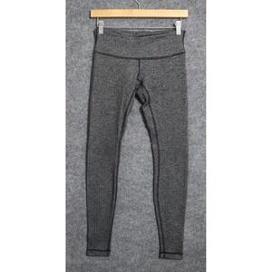 Lululemon Leggings‎ Women 4 Gray Wunder Under Low Rise 28" Athleisure Yoga HR